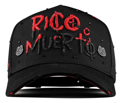 RICO O MUERTO RED AND BLACK